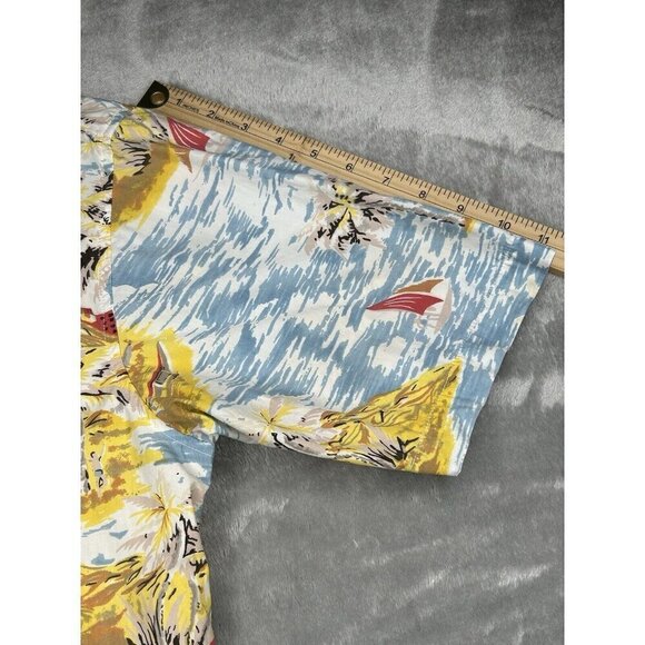 The Territory Ahead Shirt Mens Large Tall LT Hawaiian Palm Trees Beach Casual - Picture 9 of 11